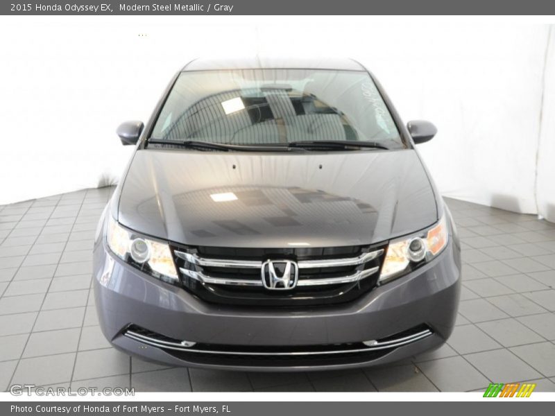 Modern Steel Metallic / Gray 2015 Honda Odyssey EX