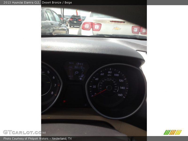Desert Bronze / Beige 2013 Hyundai Elantra GLS