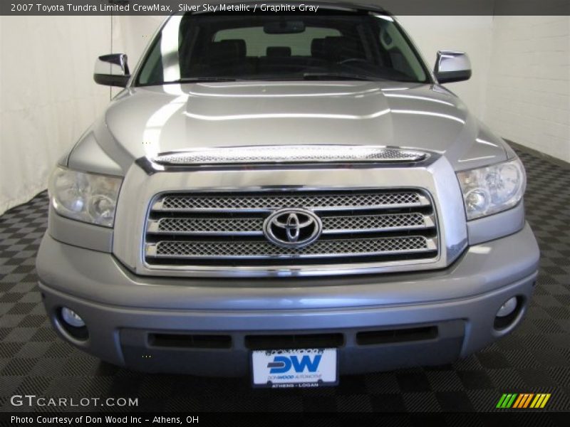 Silver Sky Metallic / Graphite Gray 2007 Toyota Tundra Limited CrewMax