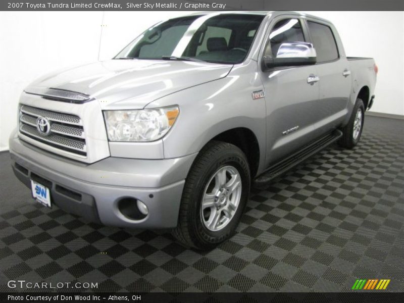 Silver Sky Metallic / Graphite Gray 2007 Toyota Tundra Limited CrewMax