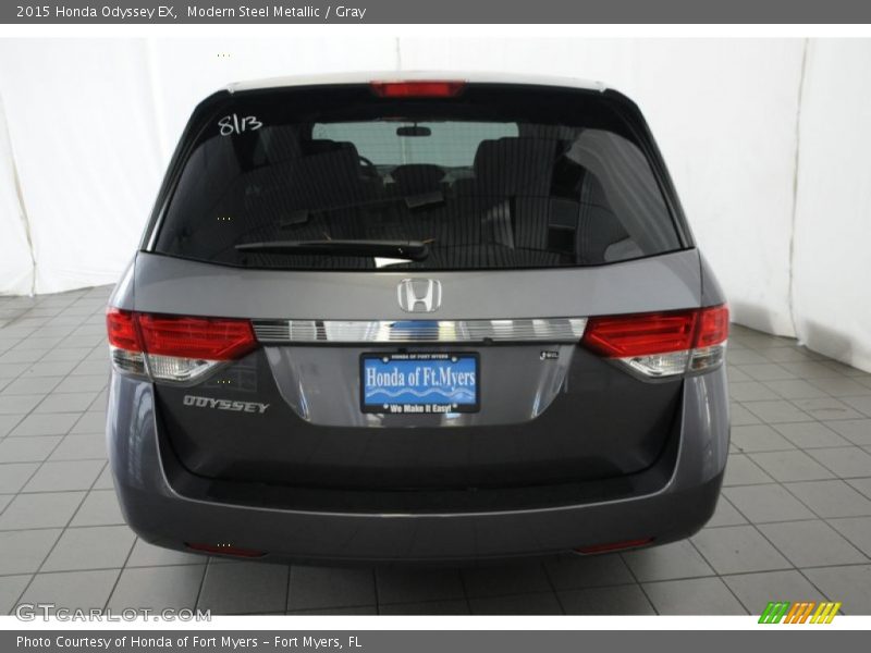 Modern Steel Metallic / Gray 2015 Honda Odyssey EX