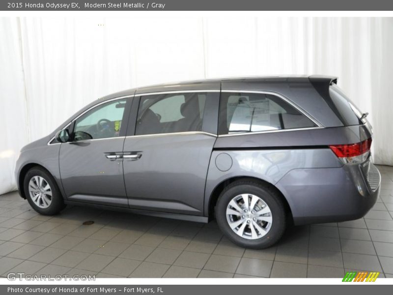 Modern Steel Metallic / Gray 2015 Honda Odyssey EX