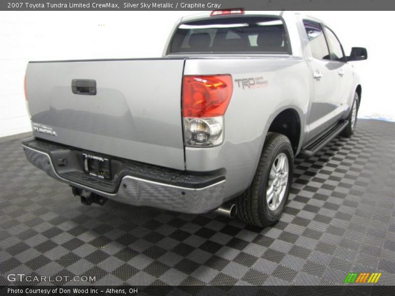 Silver Sky Metallic / Graphite Gray 2007 Toyota Tundra Limited CrewMax