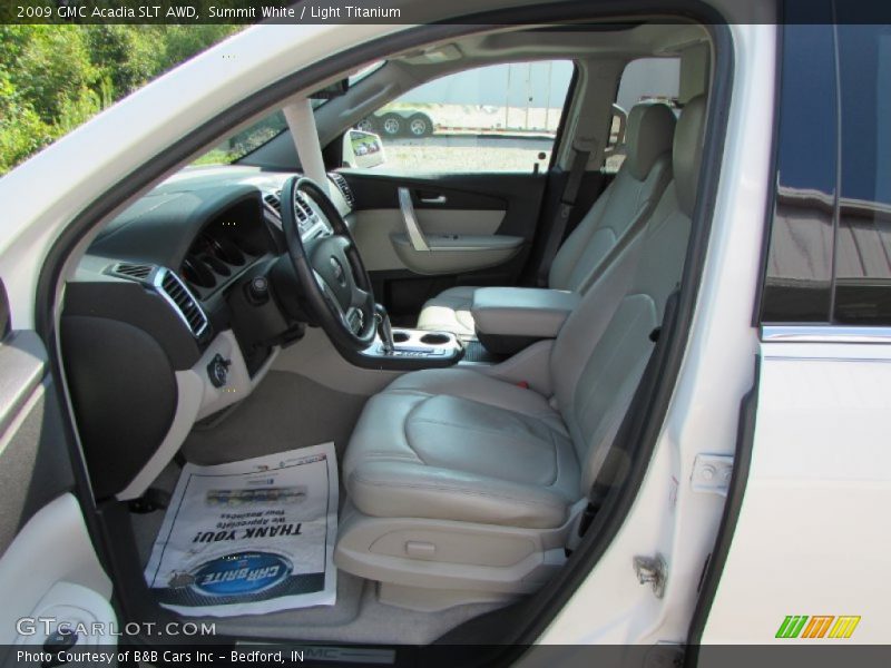 Summit White / Light Titanium 2009 GMC Acadia SLT AWD