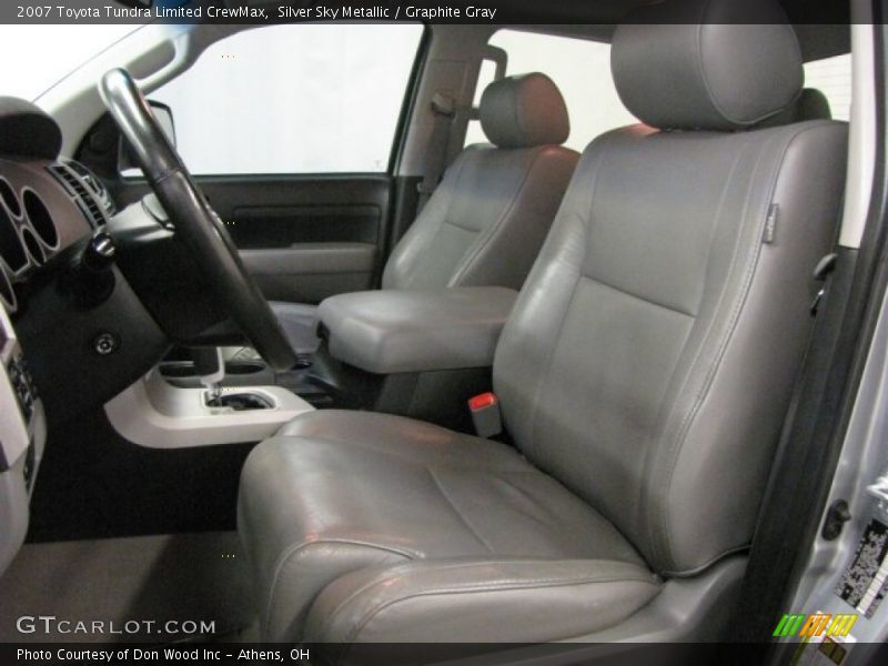Silver Sky Metallic / Graphite Gray 2007 Toyota Tundra Limited CrewMax