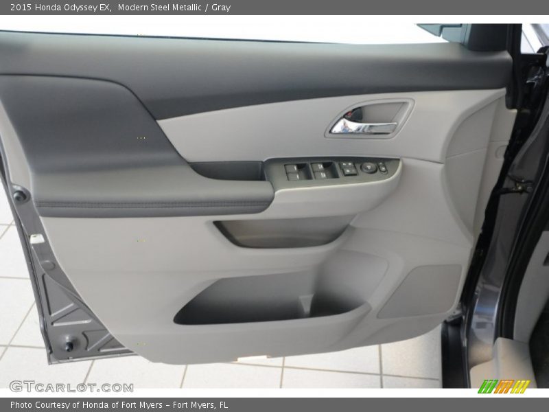 Modern Steel Metallic / Gray 2015 Honda Odyssey EX