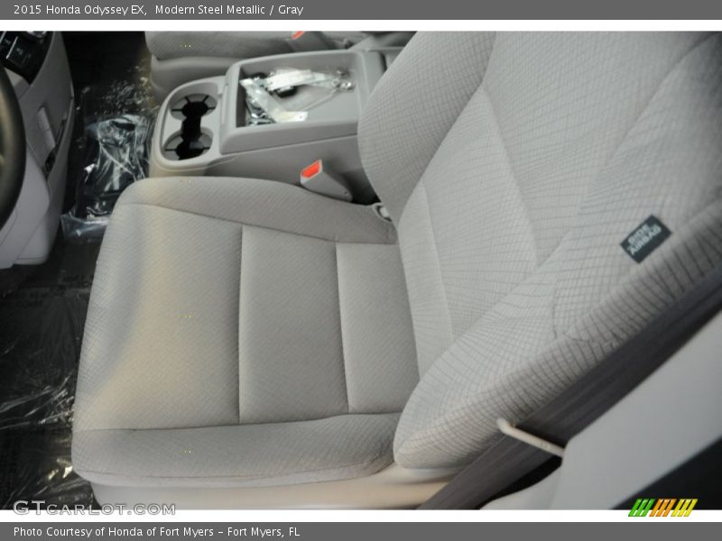 Modern Steel Metallic / Gray 2015 Honda Odyssey EX
