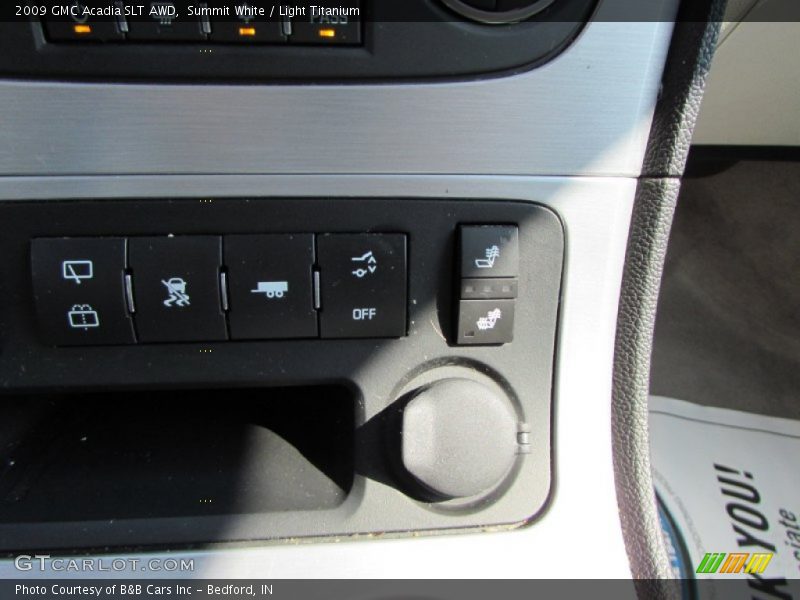 Summit White / Light Titanium 2009 GMC Acadia SLT AWD