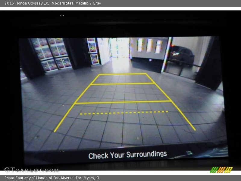 Modern Steel Metallic / Gray 2015 Honda Odyssey EX