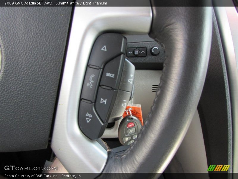 Summit White / Light Titanium 2009 GMC Acadia SLT AWD