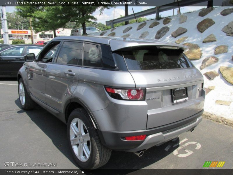 Orkney Grey Metallic / Ebony 2015 Land Rover Range Rover Evoque Pure Premium