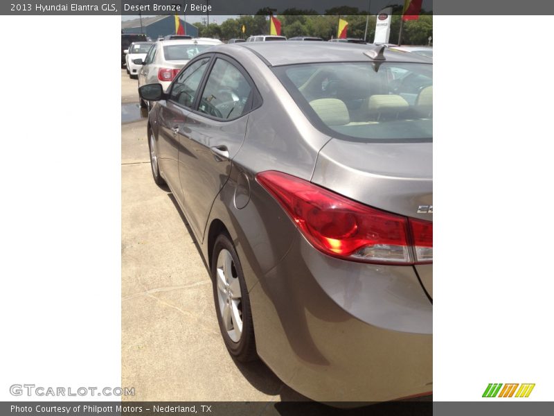 Desert Bronze / Beige 2013 Hyundai Elantra GLS