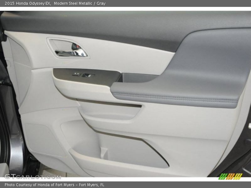 Modern Steel Metallic / Gray 2015 Honda Odyssey EX