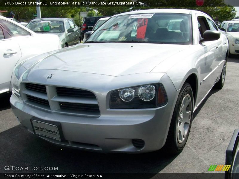 Bright Silver Metallic / Dark Slate Gray/Light Slate Gray 2006 Dodge Charger SE