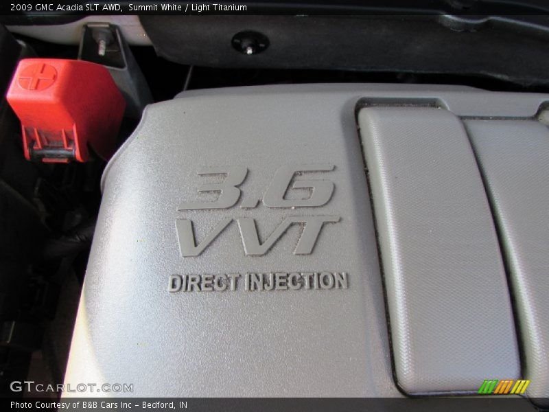 Summit White / Light Titanium 2009 GMC Acadia SLT AWD