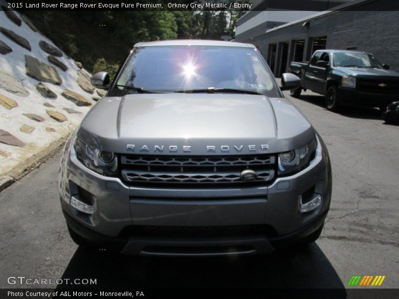 Orkney Grey Metallic / Ebony 2015 Land Rover Range Rover Evoque Pure Premium