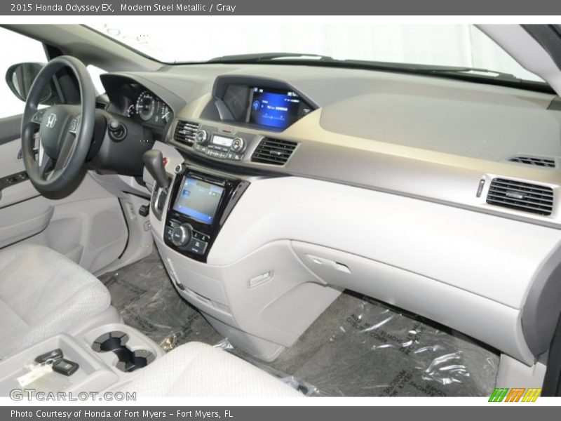 Modern Steel Metallic / Gray 2015 Honda Odyssey EX