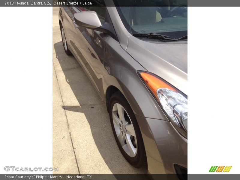 Desert Bronze / Beige 2013 Hyundai Elantra GLS