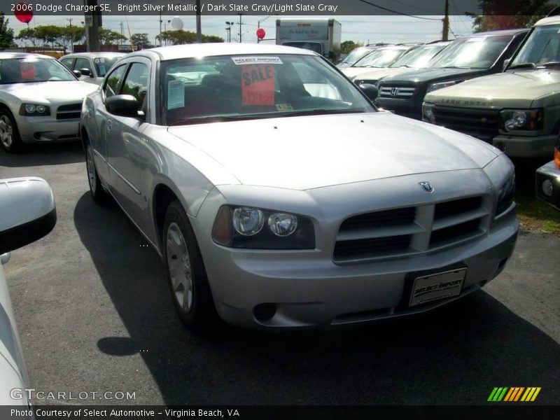 Bright Silver Metallic / Dark Slate Gray/Light Slate Gray 2006 Dodge Charger SE