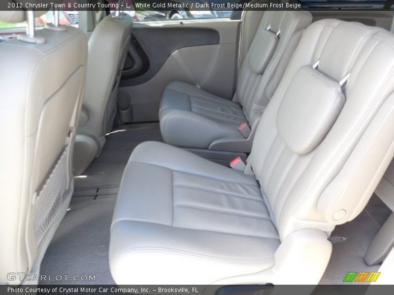 White Gold Metallic / Dark Frost Beige/Medium Frost Beige 2012 Chrysler Town & Country Touring - L