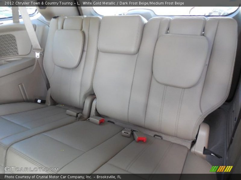 White Gold Metallic / Dark Frost Beige/Medium Frost Beige 2012 Chrysler Town & Country Touring - L