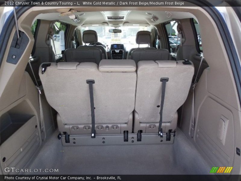 White Gold Metallic / Dark Frost Beige/Medium Frost Beige 2012 Chrysler Town & Country Touring - L