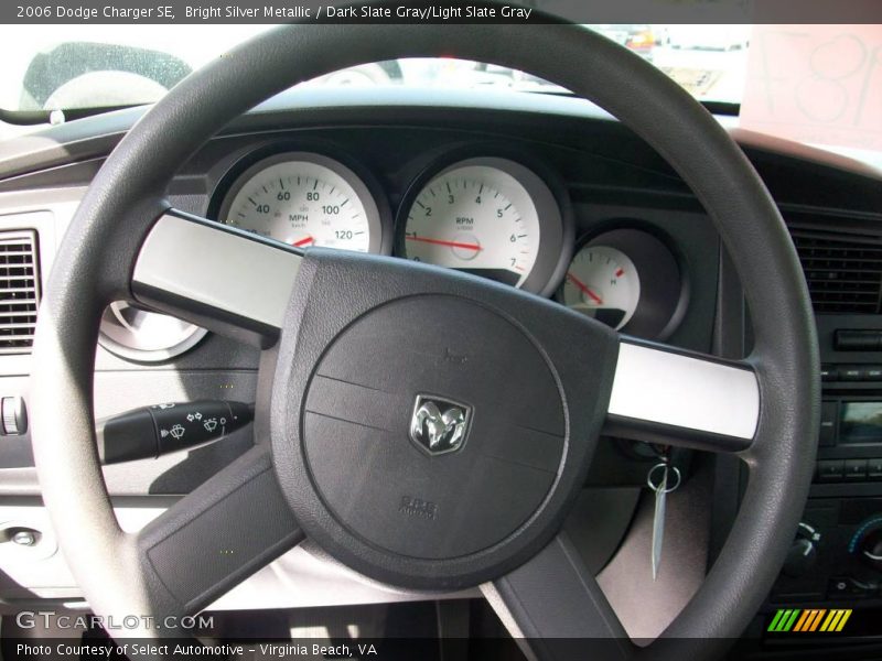 Bright Silver Metallic / Dark Slate Gray/Light Slate Gray 2006 Dodge Charger SE