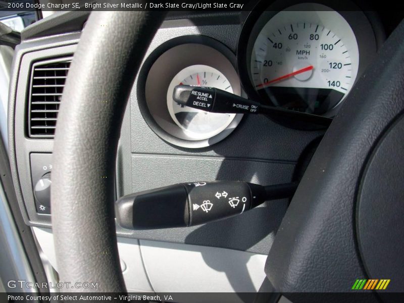 Bright Silver Metallic / Dark Slate Gray/Light Slate Gray 2006 Dodge Charger SE