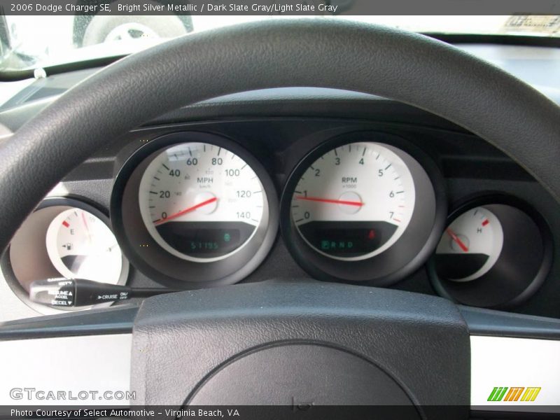 Bright Silver Metallic / Dark Slate Gray/Light Slate Gray 2006 Dodge Charger SE