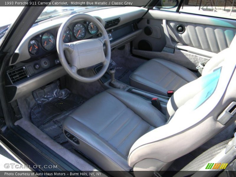 Classic Grey Interior - 1993 911 Carrera Cabriolet 