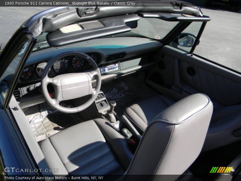  1993 911 Carrera Cabriolet Classic Grey Interior