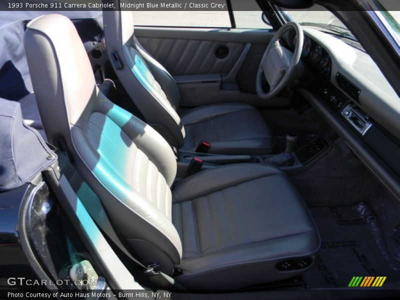 Front Seat of 1993 911 Carrera Cabriolet