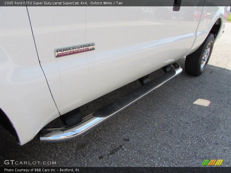 Oxford White / Tan 2005 Ford F250 Super Duty Lariat SuperCab 4x4