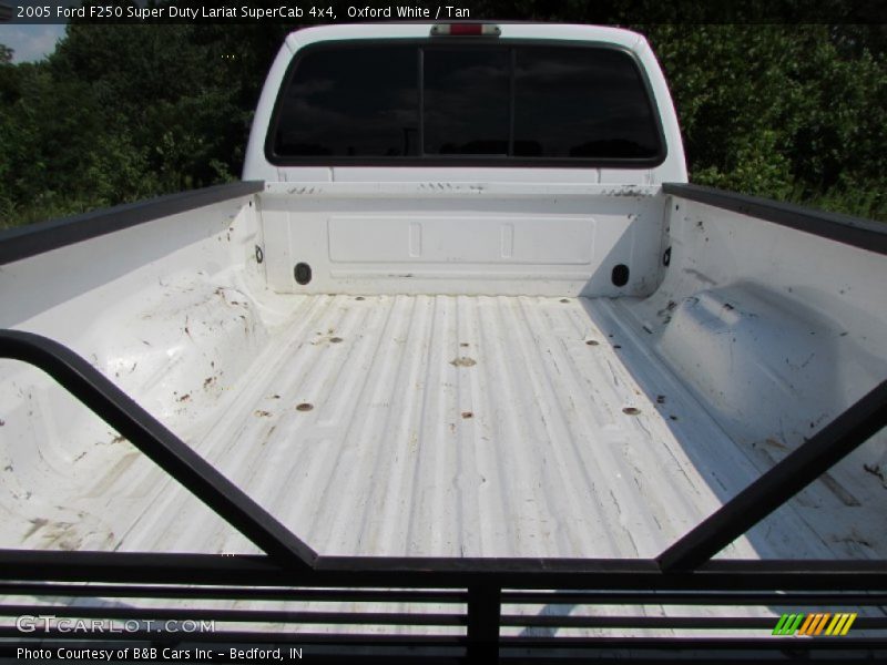 Oxford White / Tan 2005 Ford F250 Super Duty Lariat SuperCab 4x4