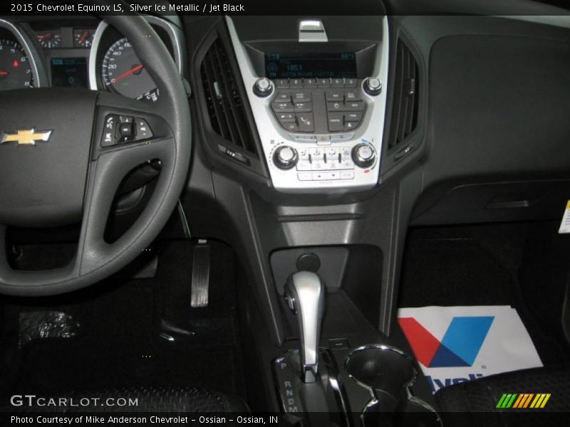 Silver Ice Metallic / Jet Black 2015 Chevrolet Equinox LS