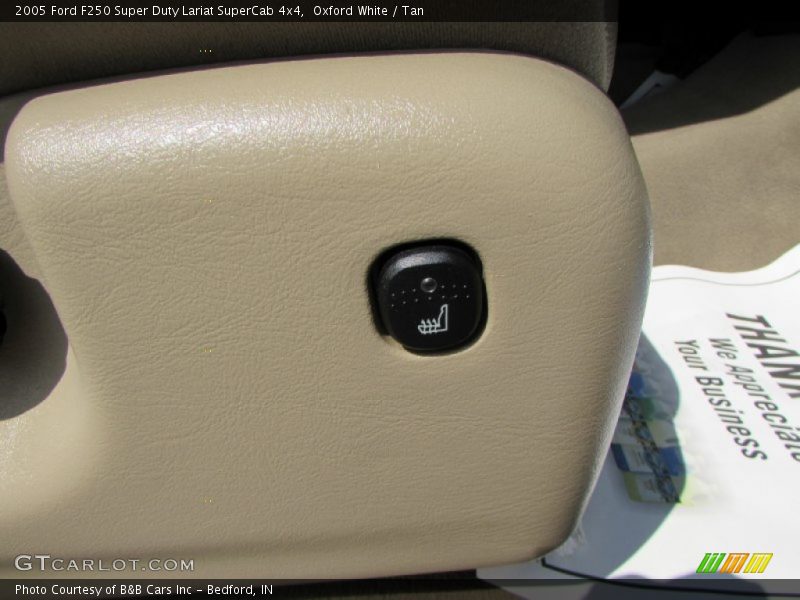 Oxford White / Tan 2005 Ford F250 Super Duty Lariat SuperCab 4x4