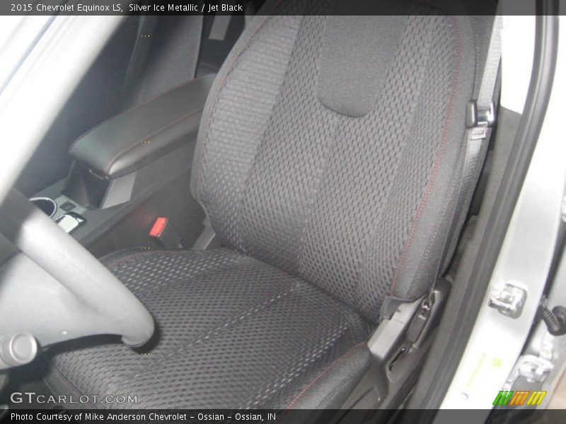 Silver Ice Metallic / Jet Black 2015 Chevrolet Equinox LS
