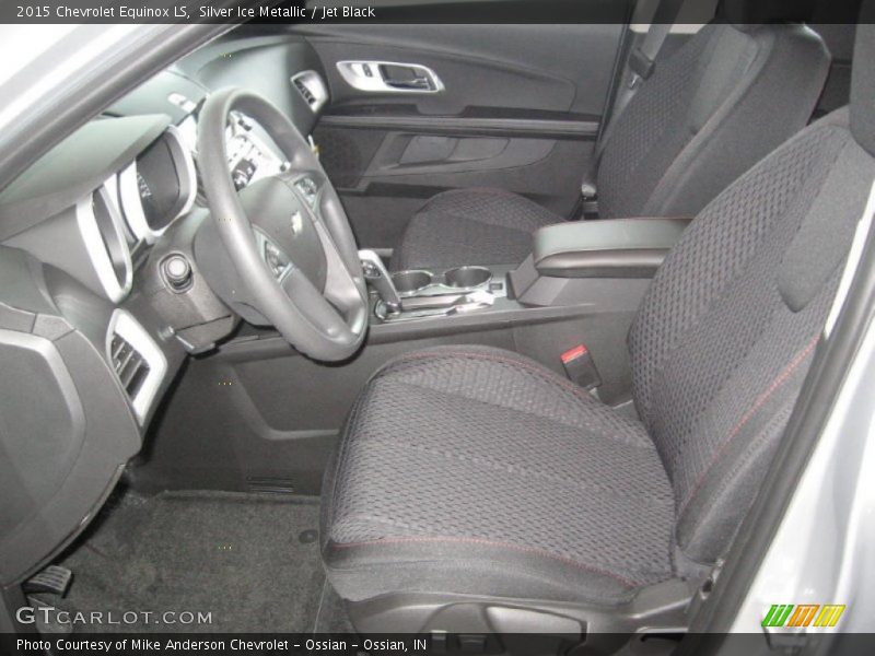 Silver Ice Metallic / Jet Black 2015 Chevrolet Equinox LS