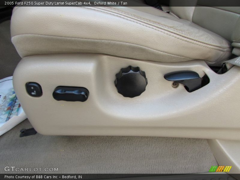 Oxford White / Tan 2005 Ford F250 Super Duty Lariat SuperCab 4x4