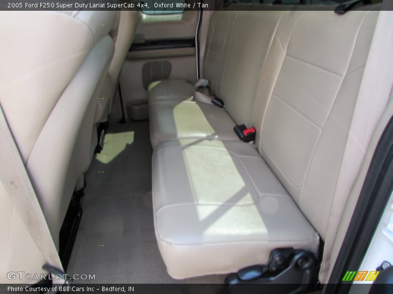 Oxford White / Tan 2005 Ford F250 Super Duty Lariat SuperCab 4x4
