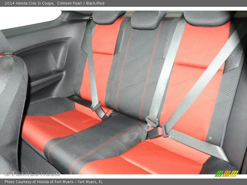 Rear Seat of 2014 Civic Si Coupe