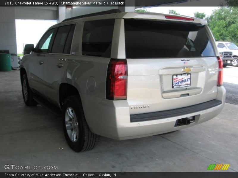 Champagne Silver Metallic / Jet Black 2015 Chevrolet Tahoe LS 4WD