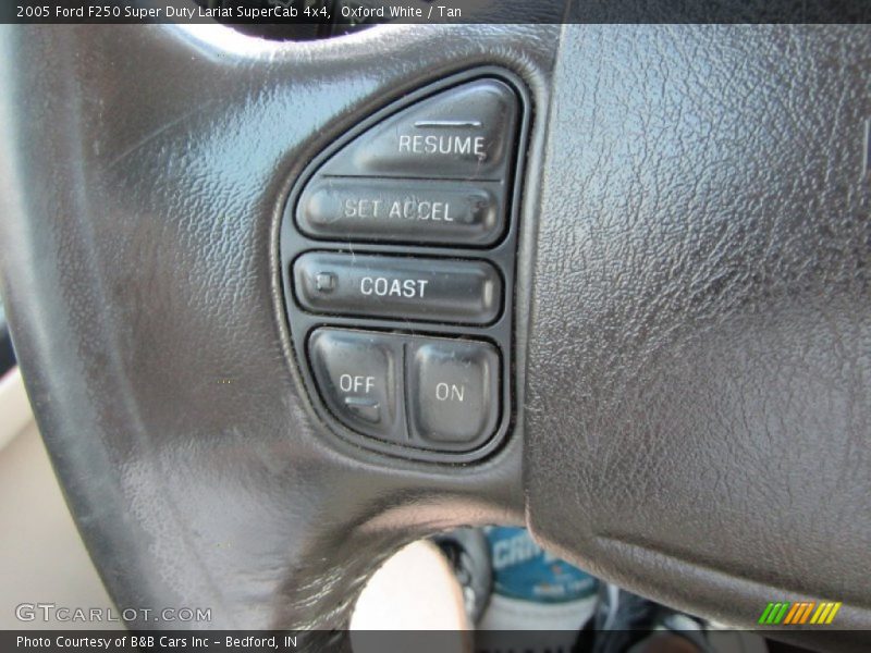 Oxford White / Tan 2005 Ford F250 Super Duty Lariat SuperCab 4x4