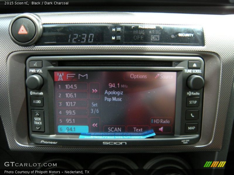 Black / Dark Charcoal 2015 Scion tC