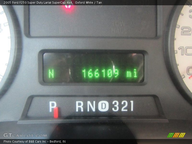 Oxford White / Tan 2005 Ford F250 Super Duty Lariat SuperCab 4x4