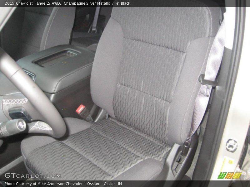 Champagne Silver Metallic / Jet Black 2015 Chevrolet Tahoe LS 4WD
