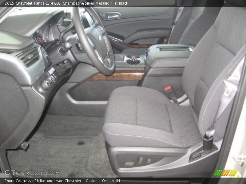 Champagne Silver Metallic / Jet Black 2015 Chevrolet Tahoe LS 4WD