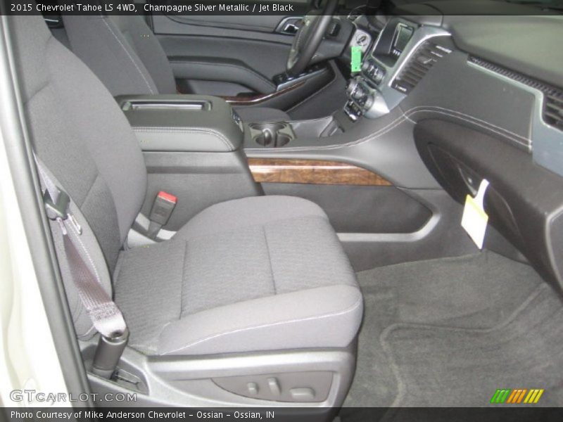 Champagne Silver Metallic / Jet Black 2015 Chevrolet Tahoe LS 4WD
