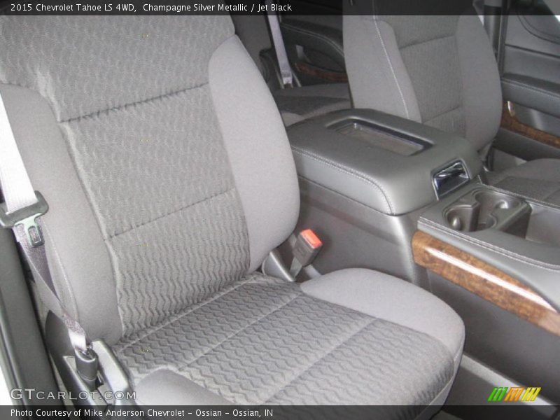Champagne Silver Metallic / Jet Black 2015 Chevrolet Tahoe LS 4WD