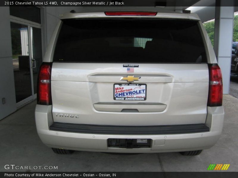 Champagne Silver Metallic / Jet Black 2015 Chevrolet Tahoe LS 4WD